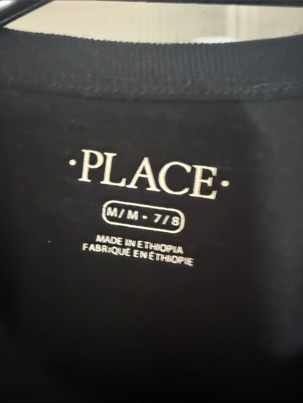 The Children's Place Black Long Sleeve Tee with Gingerbread Cartoon